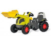Vaikiškas minamas traktorius su kaušu vaikams nuo 2,5 iki 5 m. | rollyKid CLAAS Elios | Rolly Toys 025077